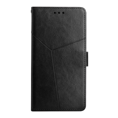 Y-Shaped Line Imprinting Full Body Protection Magnetic Clasp Wallet Stand PU Leather Phone Cover for Oppo Reno5 4G/5G/Reno5 K/Find X3 Lite