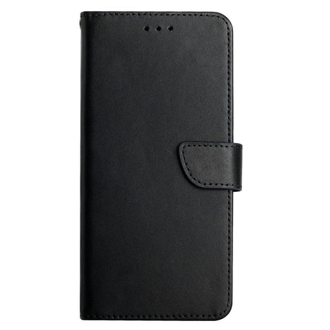 For Oppo A52/A72/A92 Solid Color Nappa Texture Genuine Leather Outer Cover + Soft TPU Inner Shell with Stand Wallet