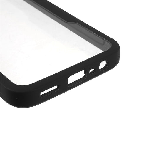 PET Screen Protector + Acrylic + TPU Lens Protection Shockproof Anti-fall Mobile Phone Cover for Oppo A52/A72/A92