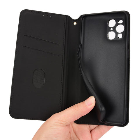 Protective Cover Shockproof Rhombus Pattern Imprinted Cell Phone Case PU Leather + TPU Phone Case with Stand Wallet for Oppo Find X3 Pro /  Find X3