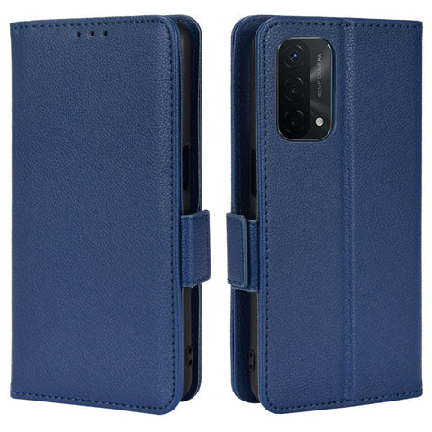 For Oppo A93 5G / A74 5G / A54 5G Litchi Texture PU Leather Phone Case Stand Wallet Flip Protective Cover
