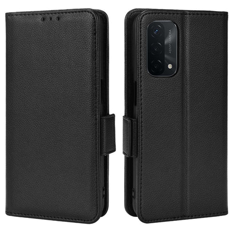 For Oppo A93 5G / A74 5G / A54 5G Litchi Texture PU Leather Phone Case Stand Wallet Flip Protective Cover