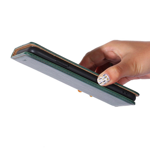 Wallet PU Leather Cover for Oppo Find X5 Lite, Stand Function Magnetic Auto-absorbed Phone Case