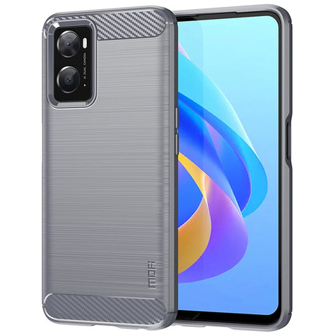 MOFI JK TPU Series-1 for Oppo A36/A76/Realme 9i Soft TPU Phone Case Brushed Carbon Fiber Anti-fingerprint Cover