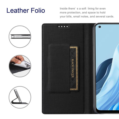 VILI DMX Series for Oppo Reno7 Pro 5G PU Leather Stand Card Holder Case Magnetic Auto-absorbed Protective Cover