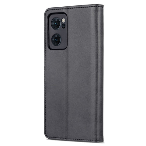 AZNS for Oppo Reno7 5G (Global) PU Leather Wallet Case Phone Flip Stand Full-protection Cover