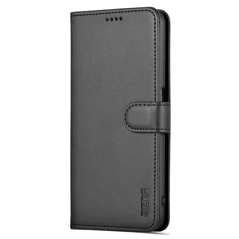 AZNS for Oppo A36 4G/A76 4G PU Leather Folio Case Stand Wallet Magnetic Flip Cover TPU Interior Shell