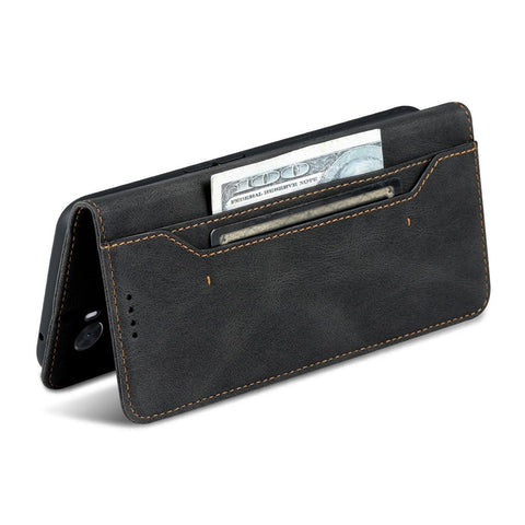 AZNS For Oppo A36/A76 PU Leather Wallet Style Folio Flip Phone Case Stand Dual-sided Magnetic Clasp Shell