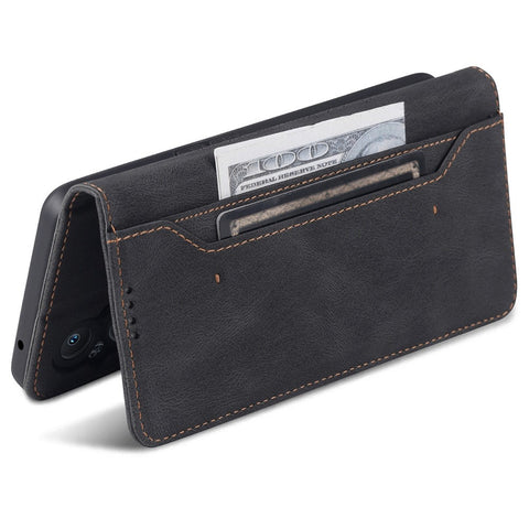AZNS For Oppo Reno7 Z 5G PU Leather Wallet Style Shockproof Phone Case Anti-fall Magnetic Shell with Stand