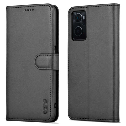 AZNS For Oppo K10 4G/Realme 9i PU Leather Foldable Stand Phone Case Wallet Magnetic Clasp Shell