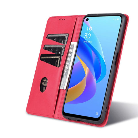 AZNS for Oppo K10 4G/A36/A76/A96 4G/Realme 9i Flip Book Folio Stand Phone Case PU Leather Wallet Magnetic Auto Closing Protective Cover