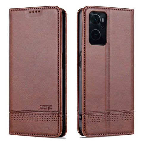 AZNS for Oppo K10 4G/A36/A76/A96 4G/Realme 9i Flip Book Folio Stand Phone Case PU Leather Wallet Magnetic Auto Closing Protective Cover