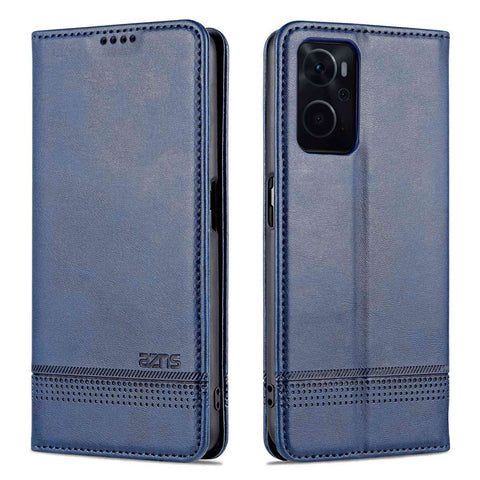 AZNS for Oppo K10 4G/A36/A76/A96 4G/Realme 9i Flip Book Folio Stand Phone Case PU Leather Wallet Magnetic Auto Closing Protective Cover