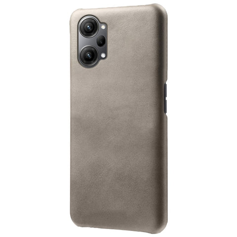 For Oppo K10 Pro 5G Slim Thin Phone Cover Scratch-resistant Textured PU Leather Coated PC Phone Case