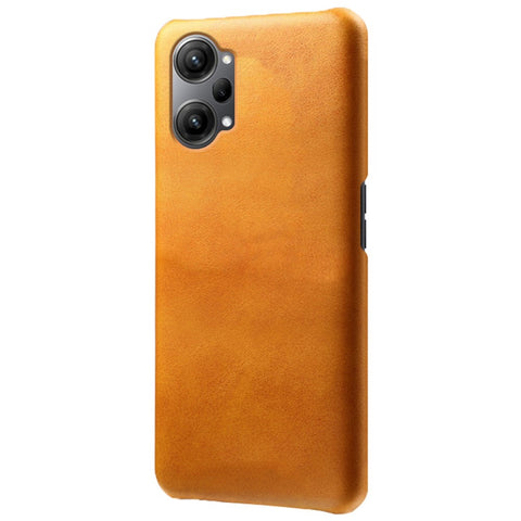For Oppo K10 Pro 5G Slim Thin Phone Cover Scratch-resistant Textured PU Leather Coated PC Phone Case