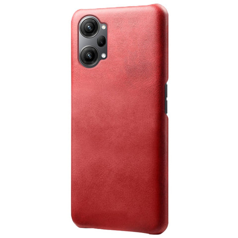 For Oppo K10 Pro 5G Slim Thin Phone Cover Scratch-resistant Textured PU Leather Coated PC Phone Case