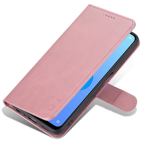 AZNS For Oppo A57 (2022) 5G / A77 5G / OnePlus Nord N300 5G PU Leather Folio Case Stand Shockproof TPU Inner Shell Wallet Flip Phone Cover