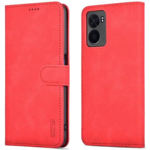 AZNS For Oppo A57 (2022) 5G / A77 5G / OnePlus Nord N300 5G PU Leather Folio Case Stand Shockproof TPU Inner Shell Wallet Flip Phone Cover