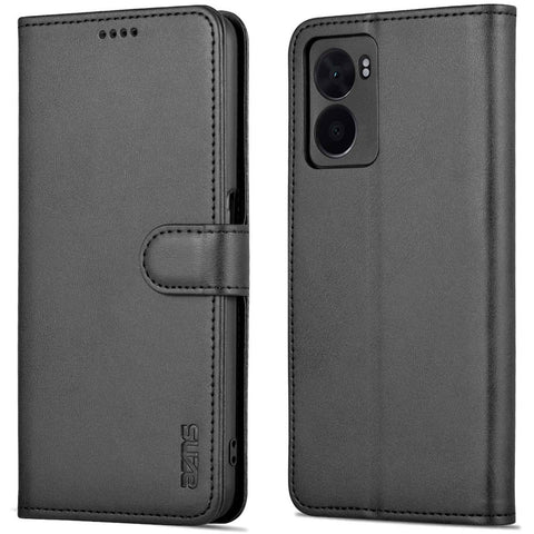 AZNS For Oppo A57 (2022) 5G / A77 5G / OnePlus Nord N300 5G PU Leather Folio Case Stand Shockproof TPU Inner Shell Wallet Flip Phone Cover