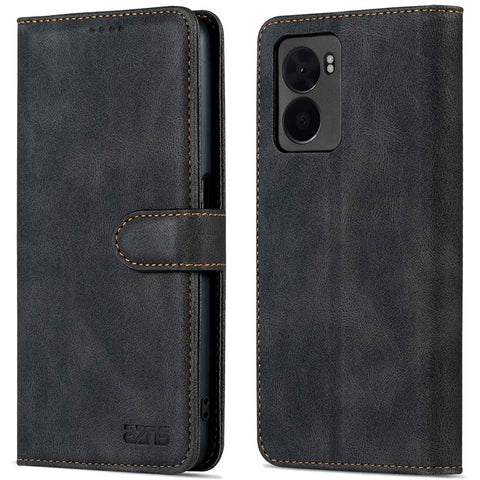 AZNS For Oppo A57 (2022) 5G / A77 5G / OnePlus Nord N300 5G PU Leather Flip Folio Case Wallet Stand Magnetic Closure TPU Shockproof Interior Protective Cover