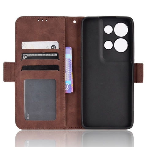For Oppo Reno8 Pro+ 5G / Reno8 Pro+ 5G (Global Version) PU Leather Stand Phone Case Folio Flip Wallet Cover with Multiple Card Slots
