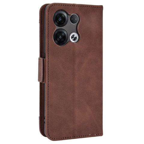 For Oppo Reno8 Pro+ 5G / Reno8 Pro+ 5G (Global Version) PU Leather Stand Phone Case Folio Flip Wallet Cover with Multiple Card Slots