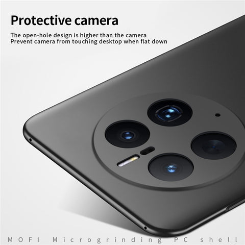 MOFI JK PC Series-1 for Huawei Mate 50 Pro 4G Matte Hard PC Back Case Anti-shock Protector Phone Shell with Strap