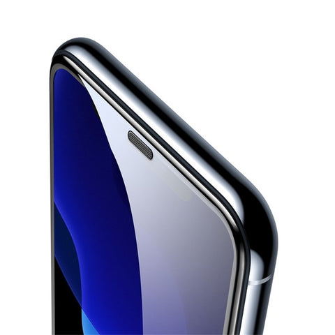BASEUS for iPhone 11 Pro Max 6.5 inch (2019) / XS Max 0.3mm Anti-blue-ray Full-screen Curved Tempered Glass Screen Shields [2Pcs/Pack]