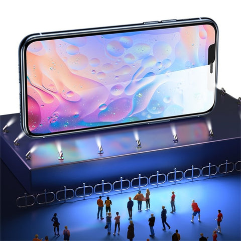 BASEUS for iPhone 11 Pro Max 6.5 inch (2019) / XS Max 0.3mm Anti-blue-ray Full-screen Curved Tempered Glass Screen Shields [2Pcs/Pack]