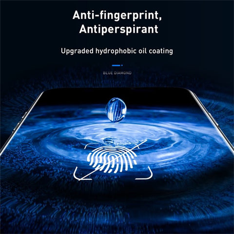 BASEUS for iPhone 11 Pro Max 6.5 inch (2019) / XS Max 0.3mm Anti-blue-ray Full-screen Curved Tempered Glass Screen Shields [2Pcs/Pack]