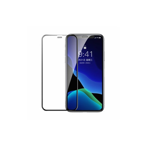 BASEUS for iPhone iPhone 11 Pro 5.8 inch (2019) /XS/X 2 PCS 0.3mm Ultra Thin Anti-dirt Curved Tempered Glass Film+Installation Tool