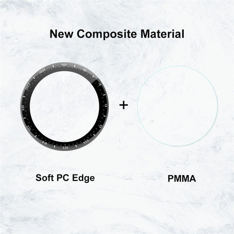 ENKAY HAT PRINCE 3D Curved Soft PC Edge + PMMA Full Screen Tempered Glass Protector Film for Huawei Watch 3 Pro 48mm
