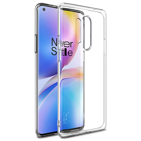 IMAK UX-5 Series Transparent TPU Case Soft Phone Cover for OnePlus 8 Pro