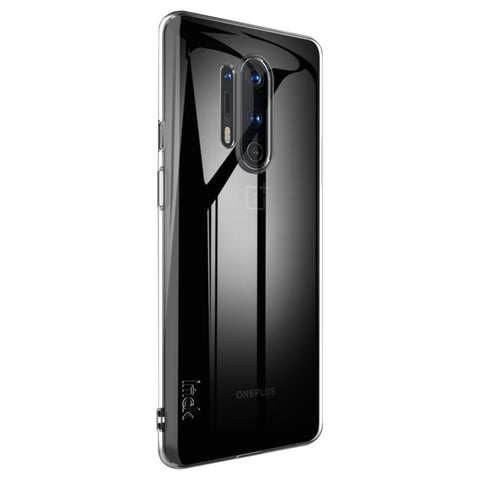 IMAK UX-5 Series Transparent TPU Case Soft Phone Cover for OnePlus 8 Pro