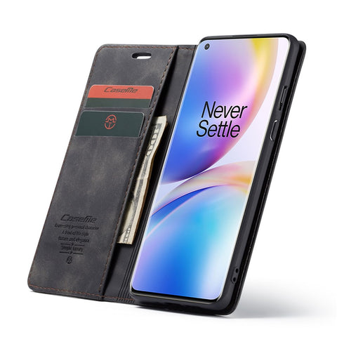 CASEME 013 Series Auto-absorbed Leather Protection Case for OnePlus 8 Pro