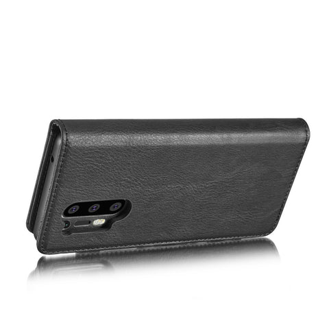 DG.MING Phone Cover Detachable 2-in-1 Split Leather Wallet Shell + PC Back Case for OnePlus 8 Pro