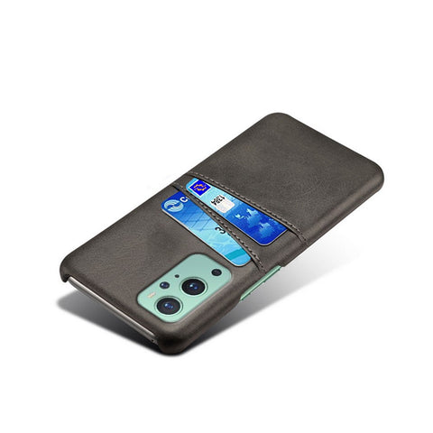 KSQ PU Leather+Plastic Case with 2 Card Slots for OnePlus 9 (EU / US Version)