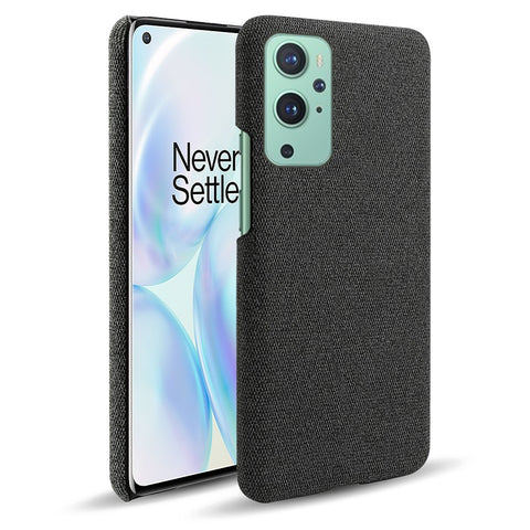 KSQ Cloth Texture Plastic Back Case for OnePlus 9 (EU / US Version)