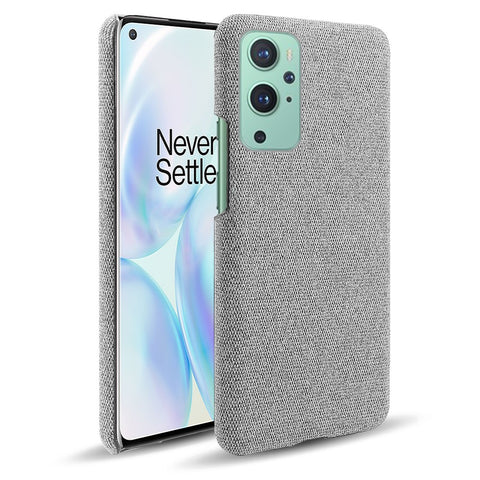 KSQ Cloth Texture Plastic Back Case for OnePlus 9 (EU / US Version)