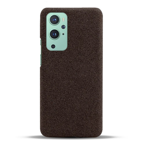 KSQ Cloth Texture Plastic Back Case for OnePlus 9 (EU / US Version)