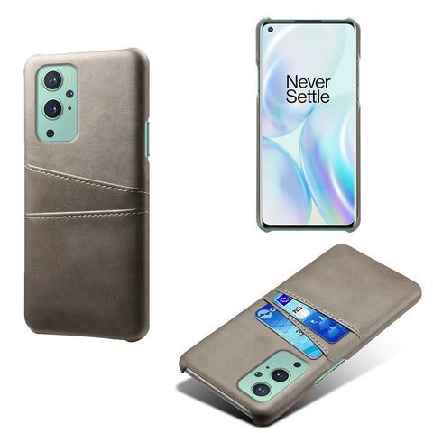 KSQ PC + PU Leather Coated Case with Dual-Card Slots for OnePlus 9 Pro