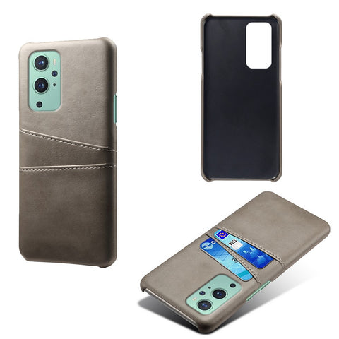 KSQ PC + PU Leather Coated Case with Dual-Card Slots for OnePlus 9 Pro