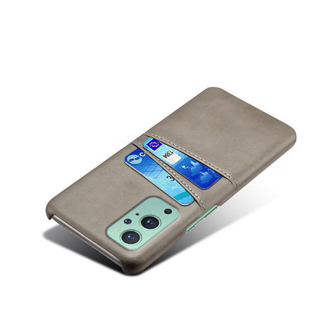 KSQ PC + PU Leather Coated Case with Dual-Card Slots for OnePlus 9 Pro