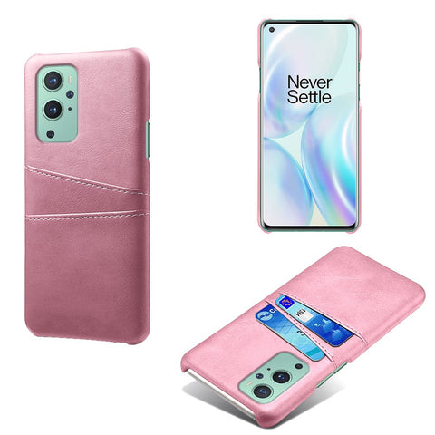 KSQ PC + PU Leather Coated Case with Dual-Card Slots for OnePlus 9 Pro
