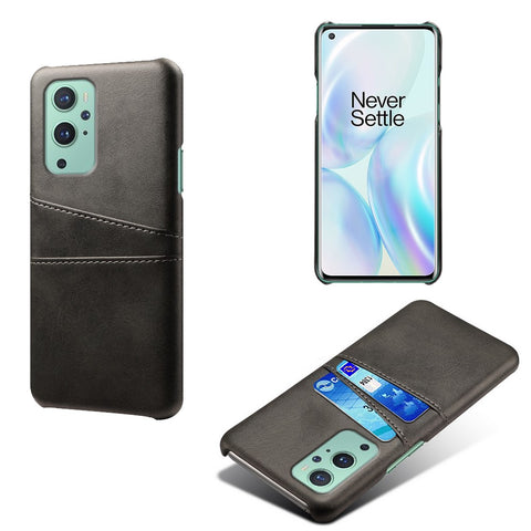 KSQ PC + PU Leather Coated Case with Dual-Card Slots for OnePlus 9 Pro