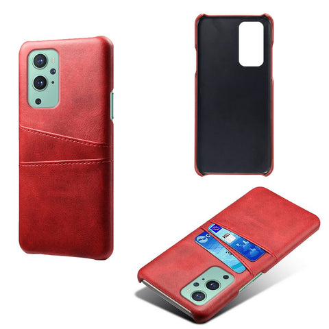 KSQ PC + PU Leather Coated Case with Dual-Card Slots for OnePlus 9 Pro