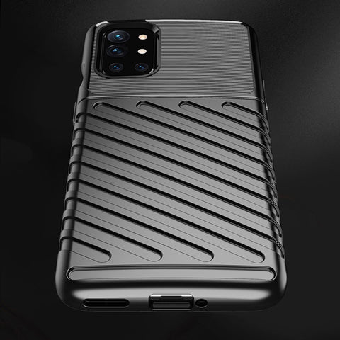 Thunder Series Twill Texture TPU Case for OnePlus 9R Soft Mobile Phone Cover