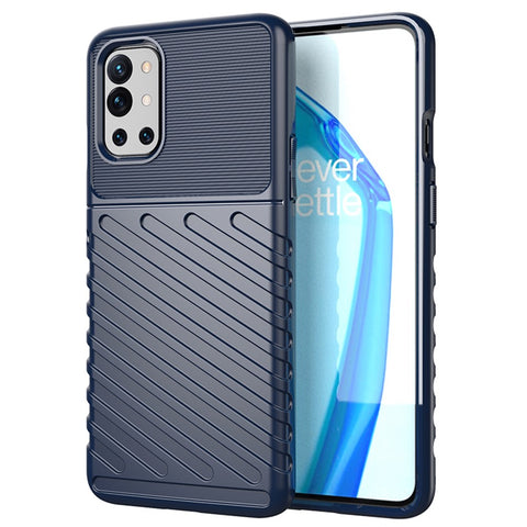 Thunder Series Twill Texture TPU Case for OnePlus 9R Soft Mobile Phone Cover