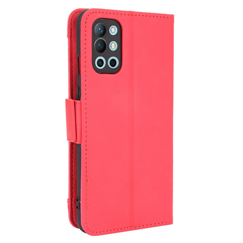 Multiple Card Slots Design Wallet Stand Leather Phone Case for OnePlus 9R