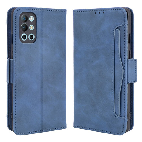 Multiple Card Slots Design Wallet Stand Leather Phone Case for OnePlus 9R